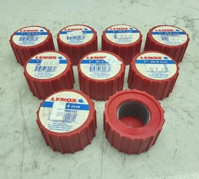 Paquete de 9 cepillos de limpieza de tubos de cobre exteriores Lenox de 1" rojo dedal WS80147 Foto 1 de 4