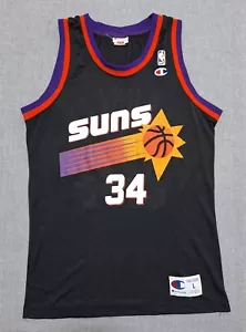 Maglia vintage Phoenix Suns Barker champion NBA BasketBall anni 90 taglia L - Foto 1 di 15