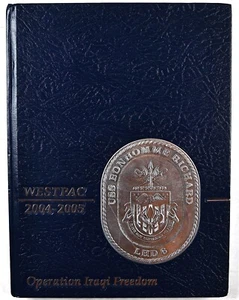 Libro de crucero de despliegue Westpac USS Bon Homme Richard (LHD-6) 2004 2005 - Imagen 1 de 14