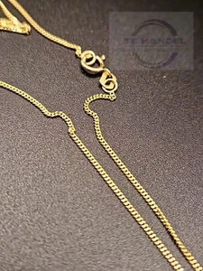 585 14 K Gold Gelbgold dünne Halskette 47 cm 1,8 g #362a - Bild 1 von 4
