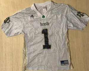 Adidas Y2K Notre Dame Fighting Irish Football #1 Shamrock Trikot Größe M - Bild 1 von 6