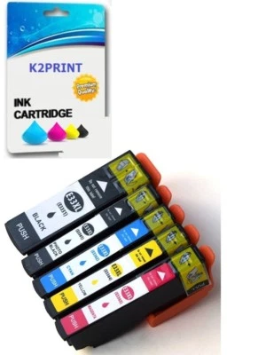 K2PRINT Cartouches encre Epson XP-830 XP830 Compatible Premium