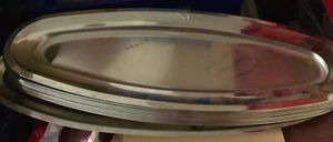 S/ Steel Food Trays for Sandwich's, Canapés, Meats, Fish, Vegetarian &Savouries - Picture 1 of 2