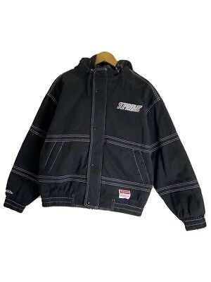 SS16 Supreme x Antihero Bomber Black Jacket Embroidered Size SS16 Supreme x Antihero Bomber Black Jacket Embroidered Size