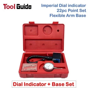 0-1" Dial Test Indicator Flexible Snake Shape Magnetic 80kg Base Holder Stand - Picture 1 of 7