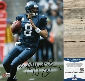 Matt Hasselbeck Autographed Signed SEATTLE SEAHAWKS 8x10 Photo Beckett BAS - Picture 1 of 2