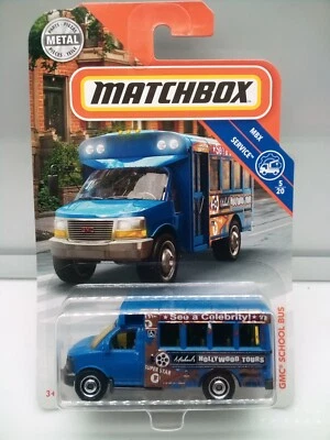 Matchbox Superfast / MB 998 - GMC School Bus - Blue - Hollywood Tours - Model x1 - Image 1 of 4