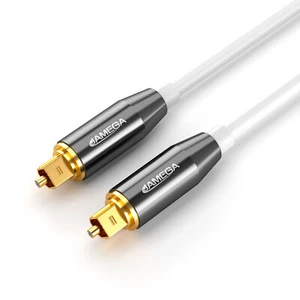 1,5m Toslink Premium HQ von JAMEGA Optisches Audiokabel LWL SPDIF Digital - Weiß - Bild 1 von 7