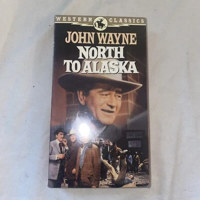 New John Wayne Vhs  North to Alaska Western Fox Video Ernie Kovacs 1992 Sealed Foto 1 de 4