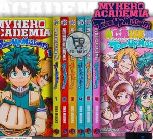 My Hero Academia Team-Up Mission Manga Inglese Vol 1-6 Set Completo di Yoko Akiyama - Foto 1 di 9