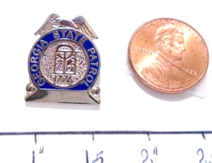 GEORGIA STATE PATROL PATCH MINI BADGE PIN - NEU POLIZEI PIN 1" - Bild 1 von 1