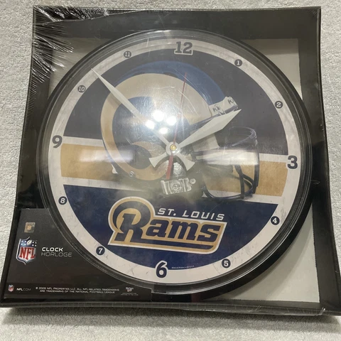 Los Angeles Rams Vintage Logo Round Clock 12 Inches #28 Cover