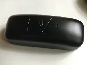 DVF Diane von Furstenberg Black Hinged Hard Case Clamshell for Sunglasses 6” - Picture 1 of 8