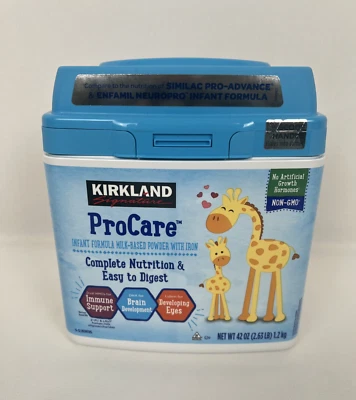 Kirkland Signature ProCare 带双 HMO,非转基因 42 盎司,2026 年 08/14 — 第 1/4 张图片
