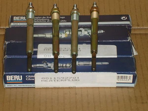 JUEGO DE 4 BUJÍAS INCANDESCENTES MERCEDES CLASE W168 PARA MODELOS CDI. 0011592701 - Imagen 1 de 1