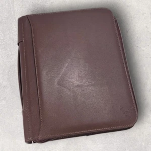 Wundermax Vegan Pelle Cerniera Portafoglio Raccoglitore Attacca Custodia Marrone Organizer - Foto 1 di 9