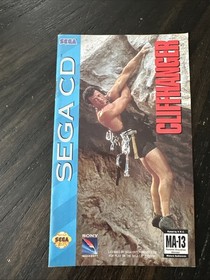 Sega CD Manual Only Cliffhanger W/Reg Card
