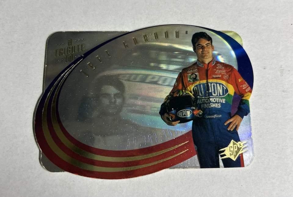 1996 SPx NASCAR; Tribute To Jeff Gordon; #T1 Holographic - Image 1 of 2