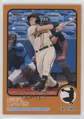 2022 Topps Heritage Minor League Edition Henry Davis #201 - Image 1 of 2