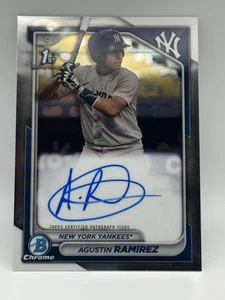 2024 Bowman Chrome Prospect Auto Agustin Ramirez #CPA-AR Auto - Picture 1 of 2