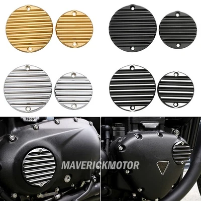 Insignia de embrague de motocicleta y cubierta de inspección para Triumph Street Twin/Cup Bonneville Foto 1 de 4