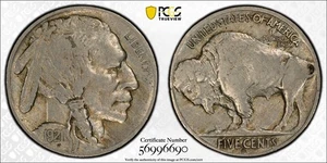 1921 S Buffalo Nickel PCGS VF-30 - Picture 1 of 1