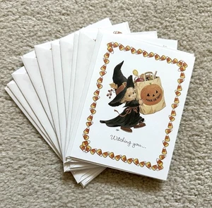 Lot of 10 Child ‘Teenie Halloweenies’ Cards By Current W/Envelopes New Old Stock - Picture 1 of 2
