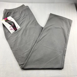 Damenhose With Control 2x Übergröße Bauchkontrolle schmales Bein 30" Schrittlänge grau neu mit Etikett - Bild 1 von 11