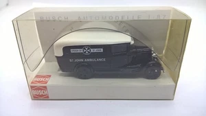 Busch 47716 Ford modelo AA caja negra St. John Ambulance 1931 en embalaje original EE. UU. (65) - Imagen 1 de 4