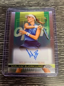 2024 Topps Chrome Tennis Mirjam Bjorklund Base Auto #TCA-MBD - Bild 1 von 2