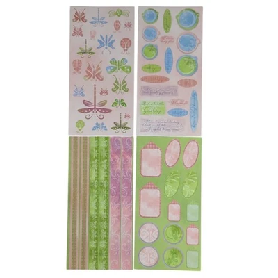 Close to My Heart Reflections Stickease X7056C Discovery Spring 粉色 绿色 全新 — 第 1/4 张图片