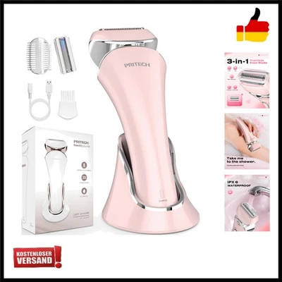 Elektrischer Rasierer für Frauen, Damenrasierer, Bikini-Trimmer, Körperhaaren... - Bild 1 von 4