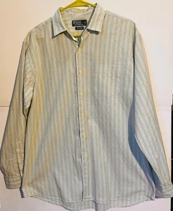 Camisa Polo Ralph Lauren Chapman Para Hombre Grande - 100% Algodón Rayas Abotonada RN - Imagen 1 de 6