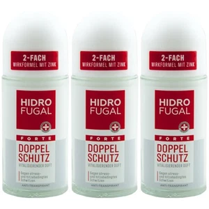 Hidrofugal Double Protection Deo Roll On 3 X 50ml Against Stress And - Picture 1 of 2
