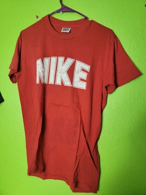 Vintage Nike Spellout Tee Shirt 1987-1989 Gray Tag Made In USA 1980s VTG Retro - Image 1 of 4