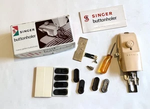 Ojal SINGER Vintage Nº de pieza 489500 Manual - Imagen 1 de 8