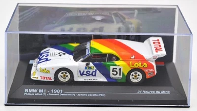 Die Cast 1/43" BMW M1 - 1981 P.Alliot/B.Darniche/J.Cecotto " 24 H le Mans Foto 1 de 2