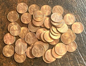 Roll of 1979-1989 AU/BU Lincoln Cents - Picture 1 of 1