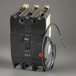 TEY360ST12 - General Electric GE  60 Amp 3 Pole 3 Phase ST12 Shunt trip - Picture 1 of 15