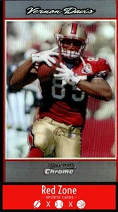 2007 Bowman Chrome - #BC163 Vernon Davis NM. - Bild 1 von 2