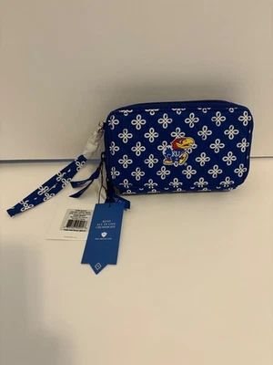 Bandolera Vera Bradley RFID Todo en Uno KU Universidad de Kansas Nueva con Etiquetas Nueva Foto 1 de 4