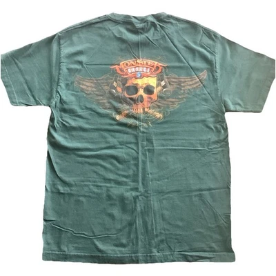 VINTAGE Monster Garage T Shirt Men Large Green TV Show Graphic 2003 2000s - Image 1 of 4