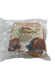 McDonald’s Happy Meal 1990 vintage - McDino cuarto de libra con juguete de queso - Imagen 1 de 2