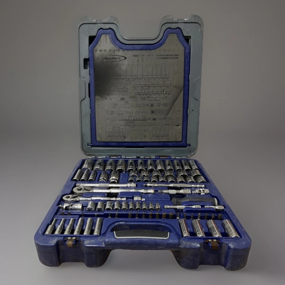 BLUE-POINT 100pc 1/4 3/8 GENERAL SERVICE SET 2100MBPGSSUK - Image 1 of 4