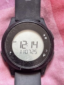 Black Digital Decathlon Watch With Black Strap - Picture 1 of 9