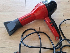 Secador de pelo profesional Super Solano Italia🇮🇪 1875w rojo negro limpio probado - Imagen 1 de 7