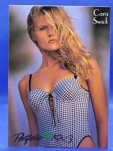 1993 Portfolio Swimsuit Card # 89 Cara Swick - Picture 1 of 2