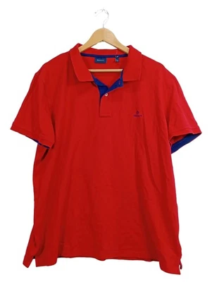GANT Polo Homme Rouge Casual Coton Logo (EU 56) - Photo 1/4