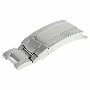BUCKLE CLASP FOR 36MM ROLEX WATCH OYSTER WATCHBAND MATTE STAINLESS STEEL - Picture 1 of 4