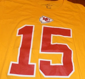 RAR - NIKE KC CHIEFS NFL MAHOMES #15 PRACTICE JERSEY STLE YELLOW T-SHIRT HERREN 2XL - Bild 1 von 7